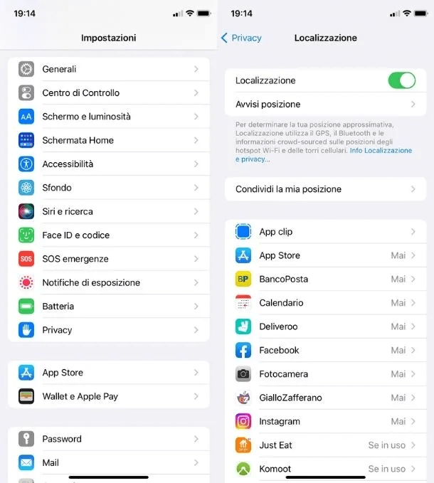 come localizzare un cellulare iphone