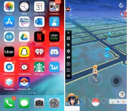 divertirsi con Pokémon Go con il joystick GPS