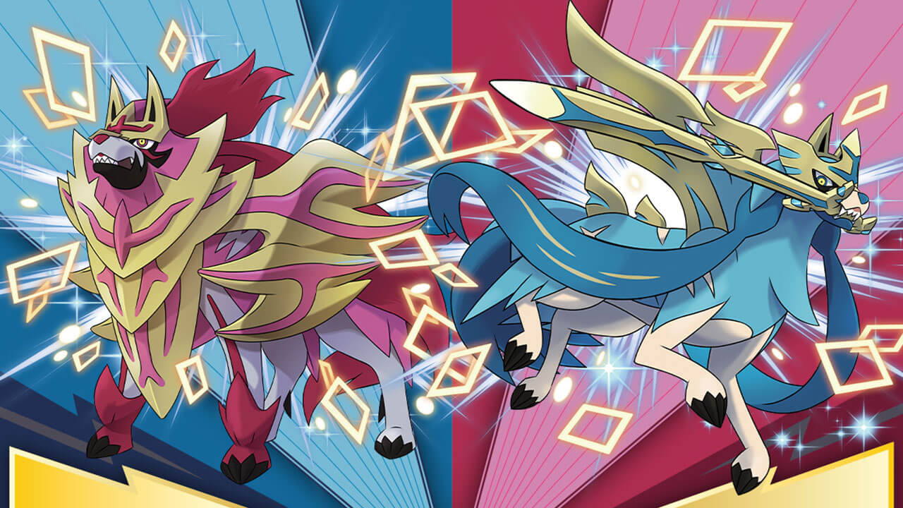 Zacian Re delle Spade e Zamazenta Re degli Scudi