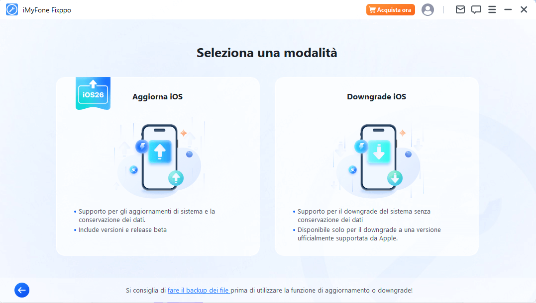 downgrade da iOS 26 a 18