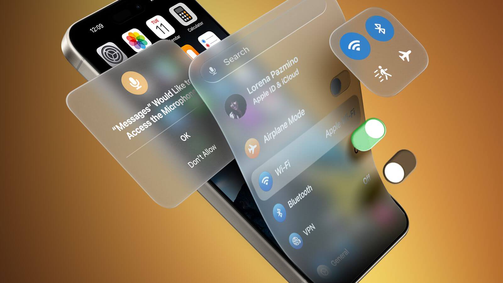 Nuovo stile di sistema di iOS 26