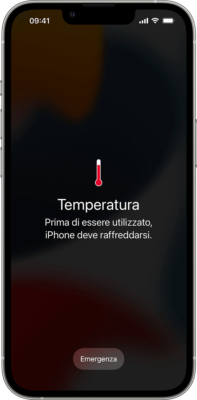 Avviso di surriscaldamento dell'iPhone