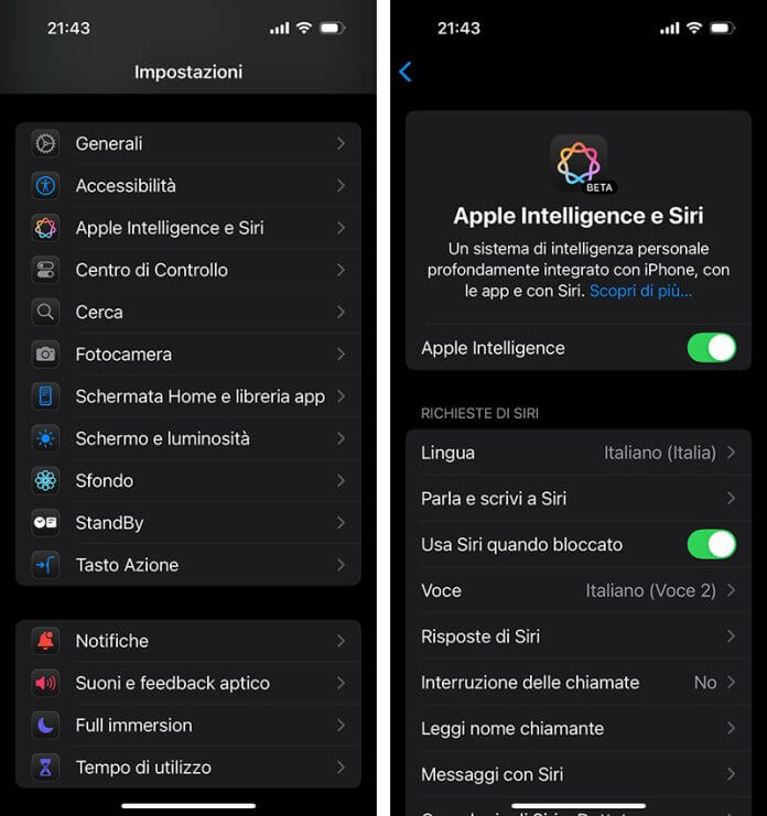 come attivare apple intelligence in italia