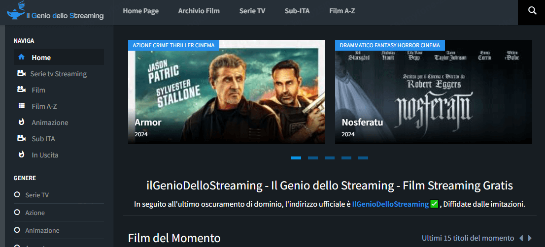 siti dove vedere film gratis - Ilgeniodellostreaming