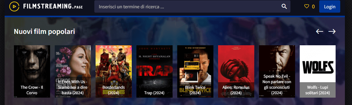 siti dove vedere film gratis - Filmstreaming