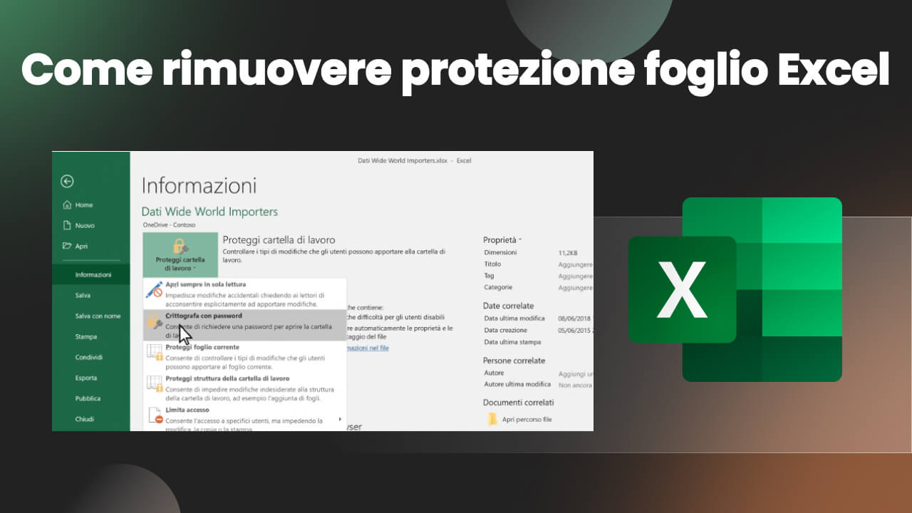 5 Metodi super semplici per rimuovere la protezione del foglio di Excel