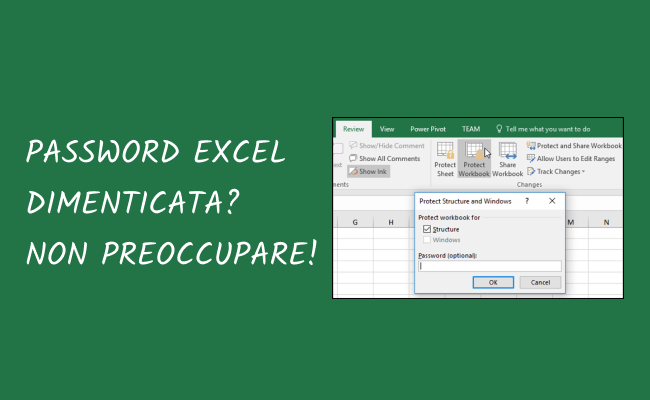 Hai dimenticato la password di Excel? 6 metodi per sbloccare Excel senza password