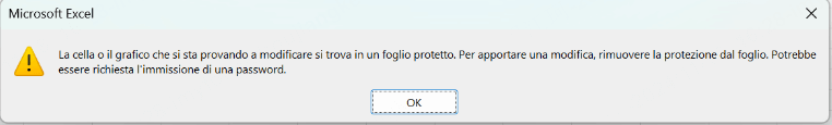 Messaggio di file non editabile