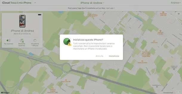 Sbloccare un iPhone non disponibile con iCloud