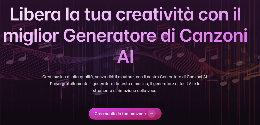 SongGenerator per creare canzoni con intelligenza artificiale