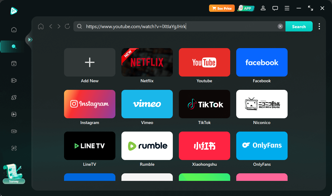 Copia il link di YouTube music