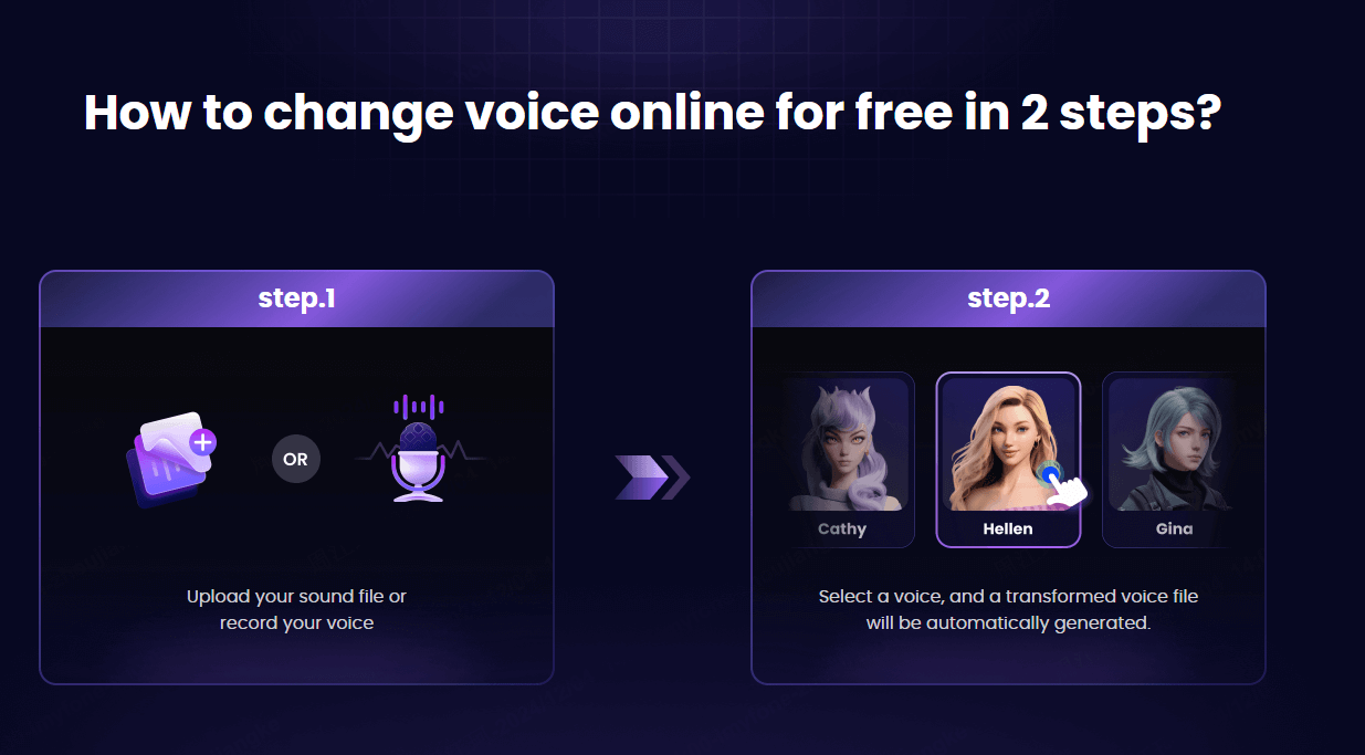 cambio di voce online MagicMic