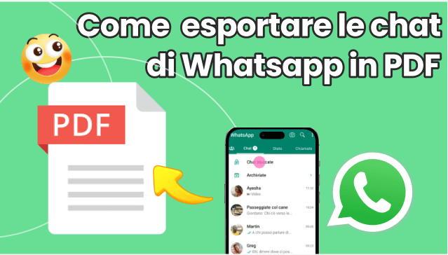 Come esportare le chat di WhatsApp in PDF – 4 metodi efficaci