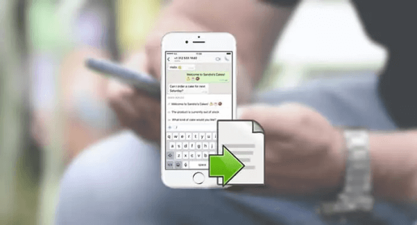 Chat di esportazione di WhatsApp