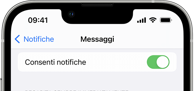 WhatsApp Impostazioni Notifiche iPhone