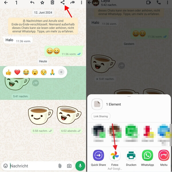 salvare l'adesivo whatsapp come immagine