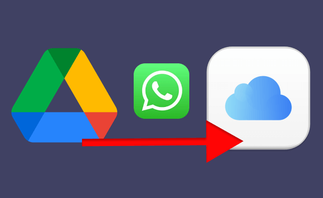 Come trasferire il backup di WhatsApp da Google Drive a iCloud？