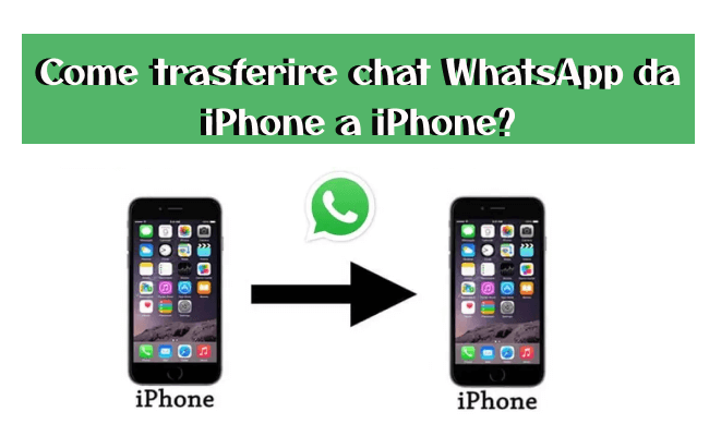 Come trasferire chat WhatsApp da iPhone a iPhone?