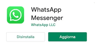 Aggiornare WhatsApp