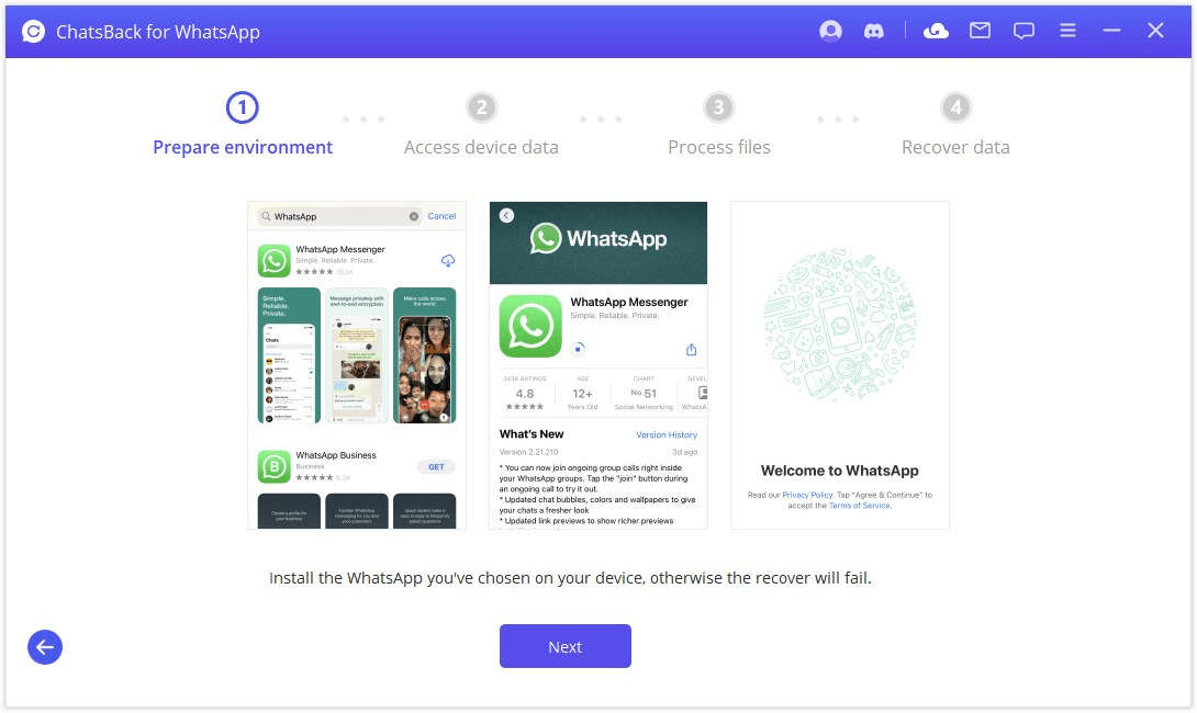 scaricare e installare WhatsApp