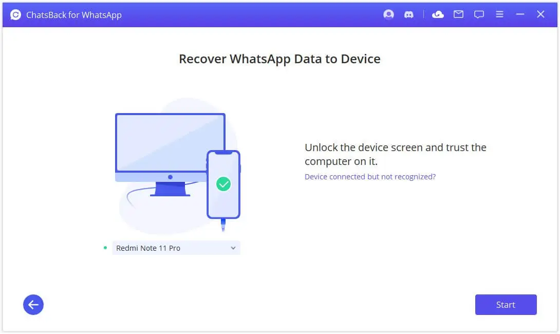 recuperare i dati di WhatsApp su un dispositivo iOS/Android