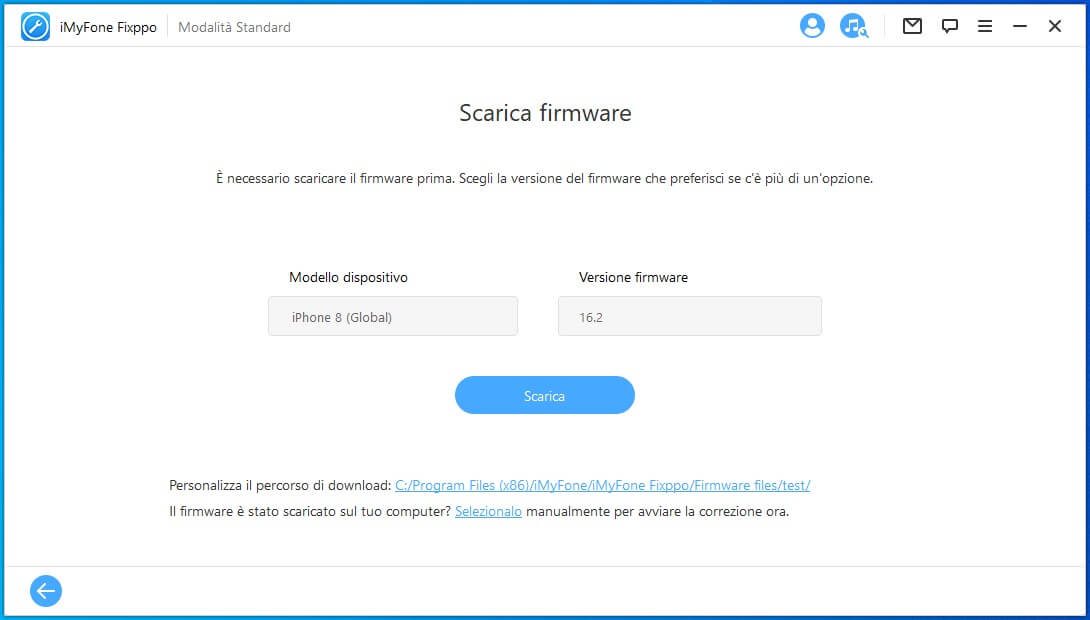 scarica il firmware fixppo
