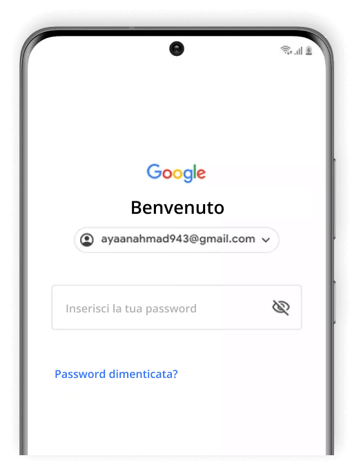 password Google sconosciuta