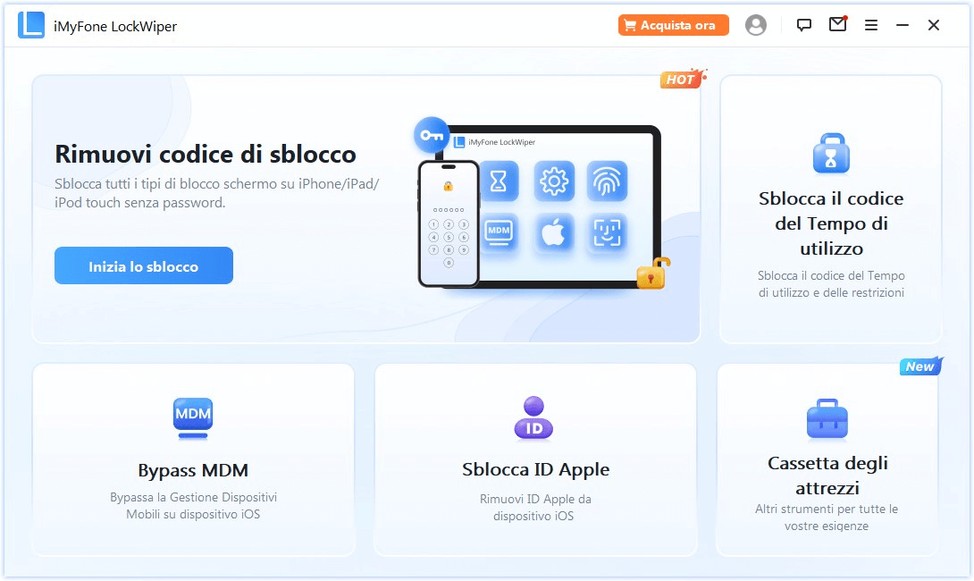 Sblocca codice schermo