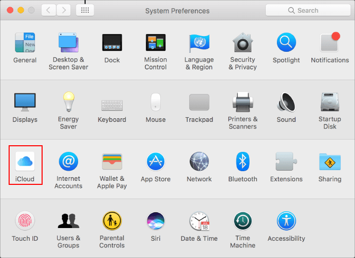 icloud-system-preference