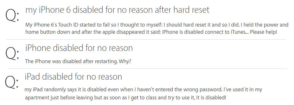 iPhone disabilitato senza motivo? Scopri come risolvere