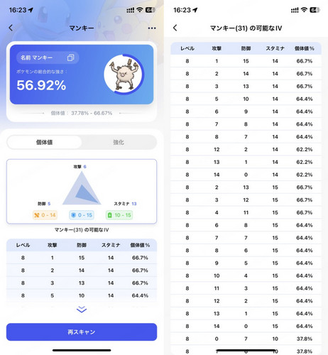 ポケモンIV 個体値