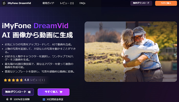 DreamVid　インタフェース