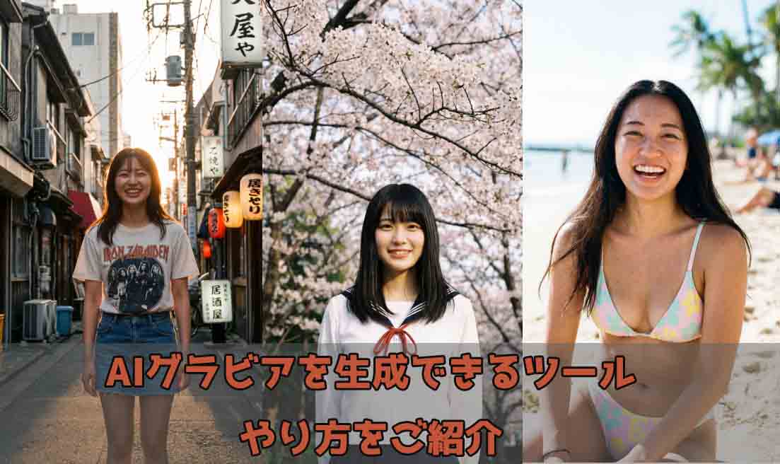 初心者でも簡単！自分だけのAIグラビア・AI写真集を作る方法をご紹介【 2025 最新版】
