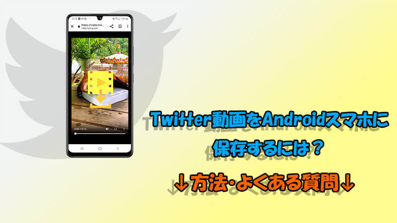 AndroidでTwitter動画を保存する3つの方法を紹介！話題の動画も手軽にゲット