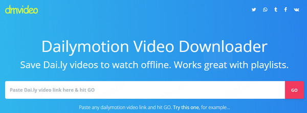 DMVideo　Dailymotion動画ダウンロード