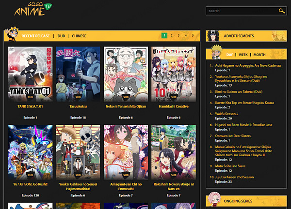 Gogoanime アニメ無料ダウンロードサイト