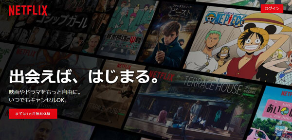 netflixインタフェース