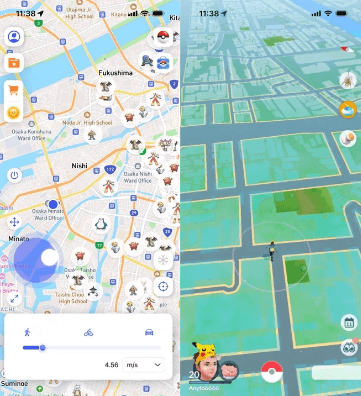 スマホ版AnyToでポケモンGOの位置情報をずらす