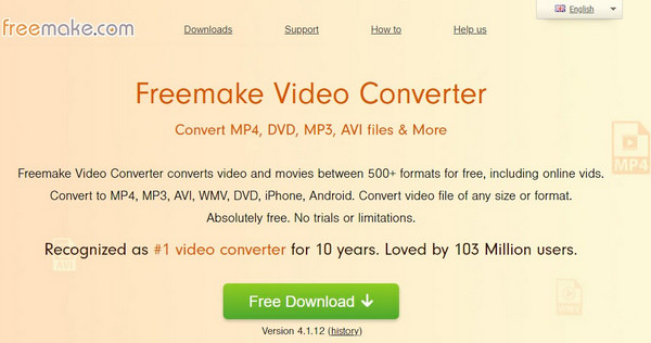 freemakevideoconverter　ホームページ
