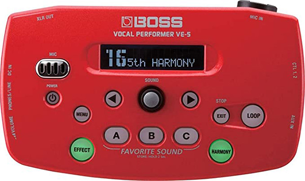 Boss Vocal Performer VE-5　インターフェース