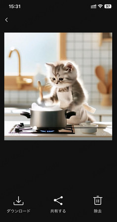 WonderSnap AI猫動画