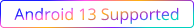 Android 13サポート