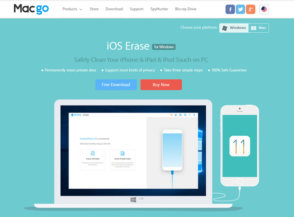 Macgo iPhone cleaner