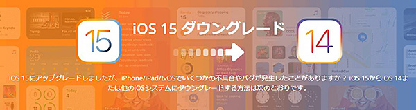 Ios 15ダウングレード 最高のiosダウングレードツール