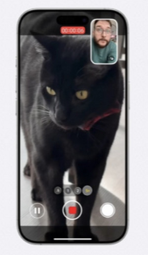 iOS 19 前後カメラの同時録画