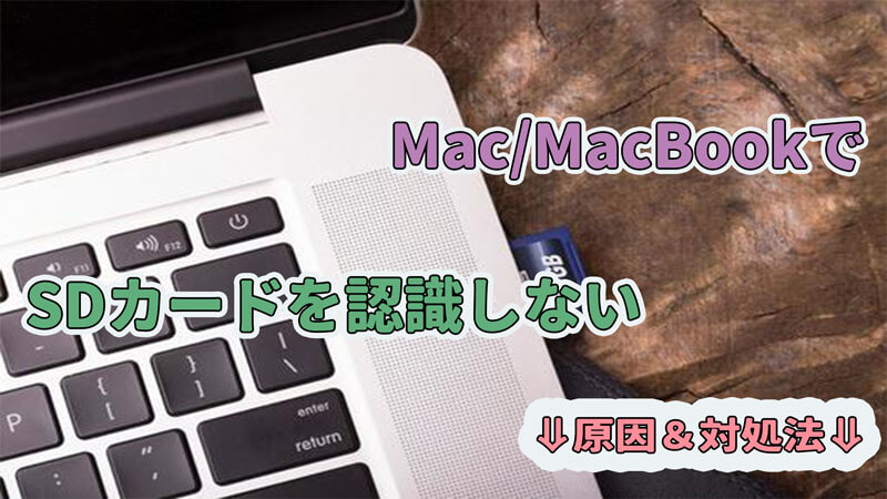 【Mac / MacBook】SDカードを認識しない？原因と対処法
