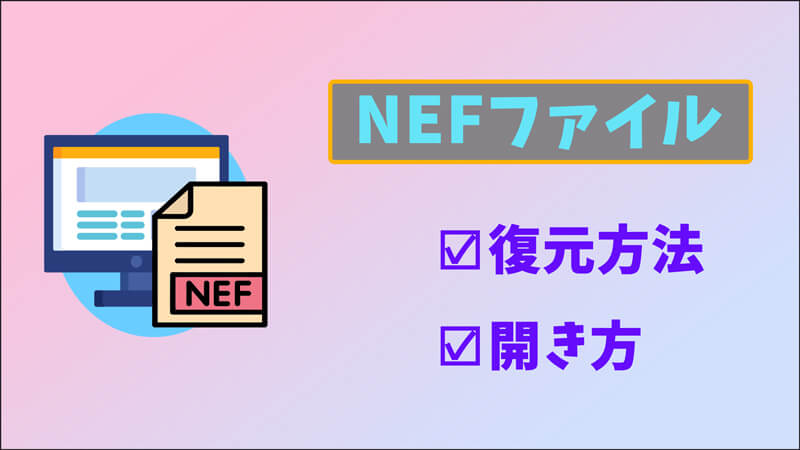 【NIKON】NEFファイルを救え！失った写真を探す秘訣と復元のプロセス