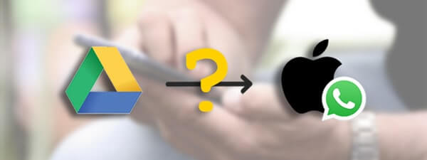 google drive-тен iphone-ға whatsapp сақтық көшірмесін қалпына келтіре аламын ба