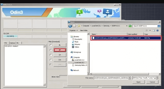 odin микробағдарламасы арқылы google frp құлпын тегін алып тастаңыз