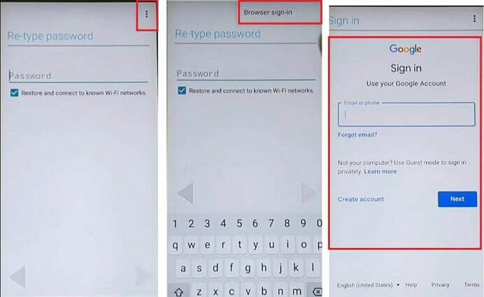 pangu браузеріне кіріңіз